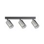 Zuma Line Ren OB2211BD3BK lampa podsufitowa 3x50 W czarna-szara zdj.1