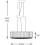 Zuma Line Prince P036005BF4AC lampa wisząca 5x42 W chrom zdj.2