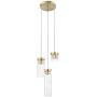 Zuma Line Gem P038903D0FD2 lampa wisząca 3x28 W chrom zdj.1