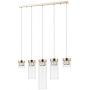 Zuma Line Gem P038905EF7AC lampa wisząca 5x28 W przezroczysta zdj.1