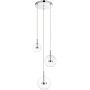 Zuma Line Enceladus P042803LF4AC lampa wisząca 3x5 W chrom-przezroczysta zdj.1