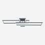 Zuma Line Lumenz PS0632CC03 lampa podsufitowa 1x55 W czarna zdj.1