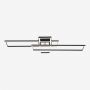 Zuma Line Lumenz PS0632CC03 lampa podsufitowa 1x55 W czarna zdj.4