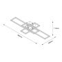 Zuma Line Lumenz PS0632CC03 lampa podsufitowa 1x55 W czarna zdj.2