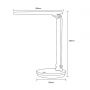 Zuma Line SM SM542WH lampa biurkowa 1x5 W biała zdj.2