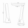 Zuma Line SM612BL lampa biurkowa 1x5 W czarna zdj.2