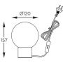 Zuma Line Arcturus T045401AF7FZ lampa stołowa 1x4 W złota zdj.2