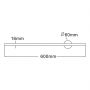 Zuma Line Troy W9047760GD kinkiet 1x8 W złoty zdj.2