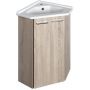 Aqualine Zoja 50344 szafka 39x39x74 cm podumywalkowa wisząca dąb zdj.1