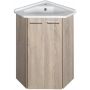 Aqualine Zoja 50344 szafka 39x39x74 cm podumywalkowa wisząca dąb zdj.3
