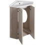 Aqualine Zoja 50344 szafka 39x39x74 cm podumywalkowa wisząca dąb zdj.4