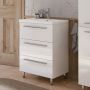Astor Bryza AMBZU50027 umywalka z szafką 51 cm białą zdj.11