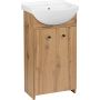Astor Pik Wotan AMEND4532N umywalka z szafką 46 cm dąb zdj.1