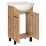 Astor Diuna Wotan AMLUD5022N umywalka z szafką 51 cm dąb zdj.2