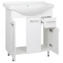 Astor Lupo AMLUD75127 umywalka z szafką 76 cm białą zdj.3