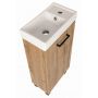 Astor Diuna Wotan AMLUU4022N umywalka z szafką 40 cm dąb zdj.3