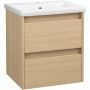 Astor Aria AMOTI502MW umywalka z szafką 51 cm dąb zdj.1
