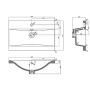 Astor Reno AMREU62027 umywalka z szafką 60 cm białą zdj.2
