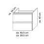 Astor Reno AMREU62027 umywalka z szafką 60 cm białą zdj.3