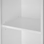 Astor Tania AMTNS35007 szafka 35x35x158 cm boczna stojąca biała zdj.4