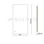 Balneo Marino L02010206015 lustro 60x120 cm prostokątne z oświetleniem z matą grzewczą zdj.5