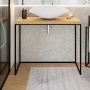 Baltica Design Andrea 5904107906249 konsola podumywalkowa 90x35x75 cm czarna zdj.3