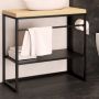 Baltica Design Linn 5904107906300 konsola podumywalkowa 95x43x75 cm czarna zdj.3