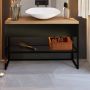 Baltica Design Trine 5904107906324 konsola podumywalkowa 80x40x75 cm czarna zdj.3