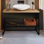 Baltica Design Trine 5904107906348 konsola podumywalkowa 120x40x75 cm czarna zdj.3