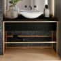 Baltica Design Trine 5904107906355 konsola podumywalkowa 60x40x75 cm czarna zdj.3