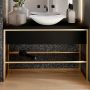Baltica Design Trine 5904107906379 konsola podumywalkowa 100x40x75 cm czarna zdj.3