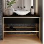 Baltica Design Trine 5904107906386 konsola podumywalkowa 120x40x75 cm czarna zdj.3