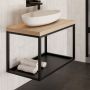 Baltica Design Hege 5904107906508 konsola podumywalkowa 60x35x45 cm czarna zdj.3