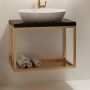 Baltica Design Hege 5904107906546 konsola podumywalkowa 60x35x45 cm czarna zdj.3