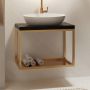 Baltica Design Hege 5904107906577 konsola podumywalkowa 75x43x45 cm czarna zdj.3