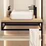 Baltica Design Bente 5904107906584 konsola podumywalkowa 60x35x19 cm czarna zdj.3
