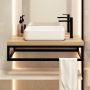 Baltica Design Bente 5904107906614 konsola podumywalkowa 75x43x19 cm czarna zdj.3