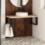 Baltica Design Liv 5904107906706 konsola podumywalkowa 95x35x30 cm czarna zdj.3