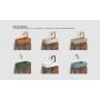 Clou Flush IB0716703664R szafka 36x18x55 cm podumywalkowa wisząca dąb zdj.5