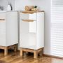 Comad Bali White BALIWHITE810FSC szafka 35x33x86 cm boczna stojąca biała zdj.8