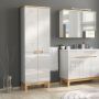 Comad Bali White BALIWHITE805FSC szafka 60x33x187 cm boczna stojąca biała zdj.5