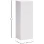 Comad Aster White ASTERWHITE80301D szafka 30x26.6x80 cm boczna wisząca biała zdj.3