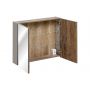 Comad Santa Fe Taupe SANTAFETAUPE8480A2D szafka 80x17x65 cm z lustrem szara zdj.6