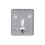 Comad Vega VEGALULED65 lustro 65x80 cm prostokątne z oświetleniem czarne zdj.3