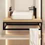 Baltica Design Bente 5904107906591 konsola podumywalkowa 60x43x19 cm czarna zdj.3