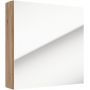 Defra Salsa 242E06009 szafka 60x15x60 cm z lustrem dąb zdj.1