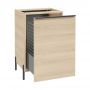 Defra Nino 304B05001 szafka 50x45x70 cm boczna stojąca drewno zdj.1