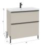 Defra Nino 304D08002 szafka 80x45x70 cm podumywalkowa stojąca beżowa zdj.2