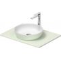 Duravit Sivida 268012FH00 umywalka z konsolą 68 cm zieloną zdj.1