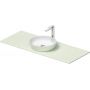 Duravit Sivida 268015FH00 umywalka z konsolą 128 cm zieloną zdj.1